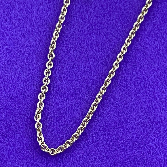 💛 Classic Mejuri 18k Gold Vermeil Cable Chain Necklace – Minimalist Layering - Picture 4 of 6